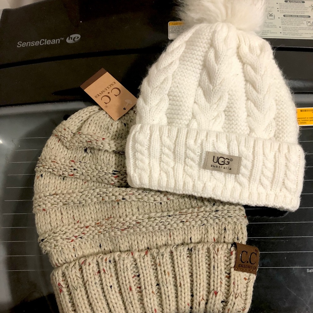 Two beanies . UGG&CC both never wore one has tags